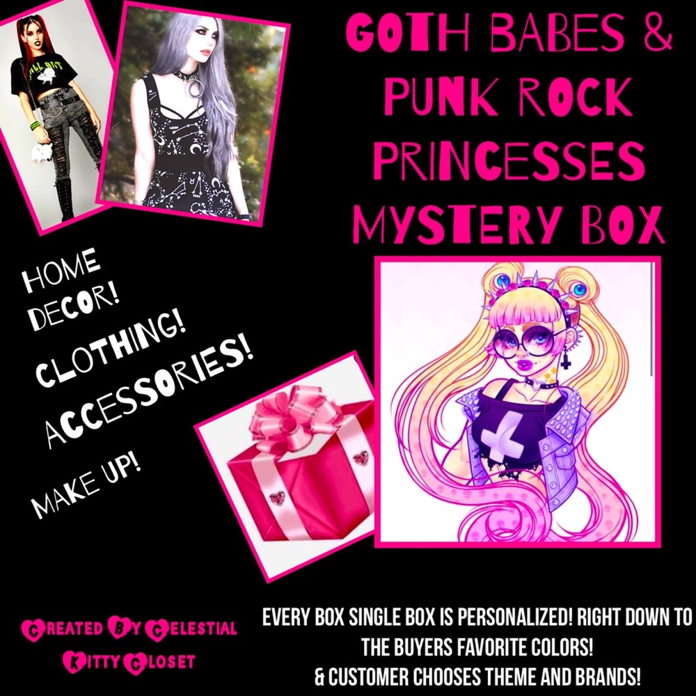 SOLD OUT Gothic Babes & Punk Rock/Alternative  Mystery Style box